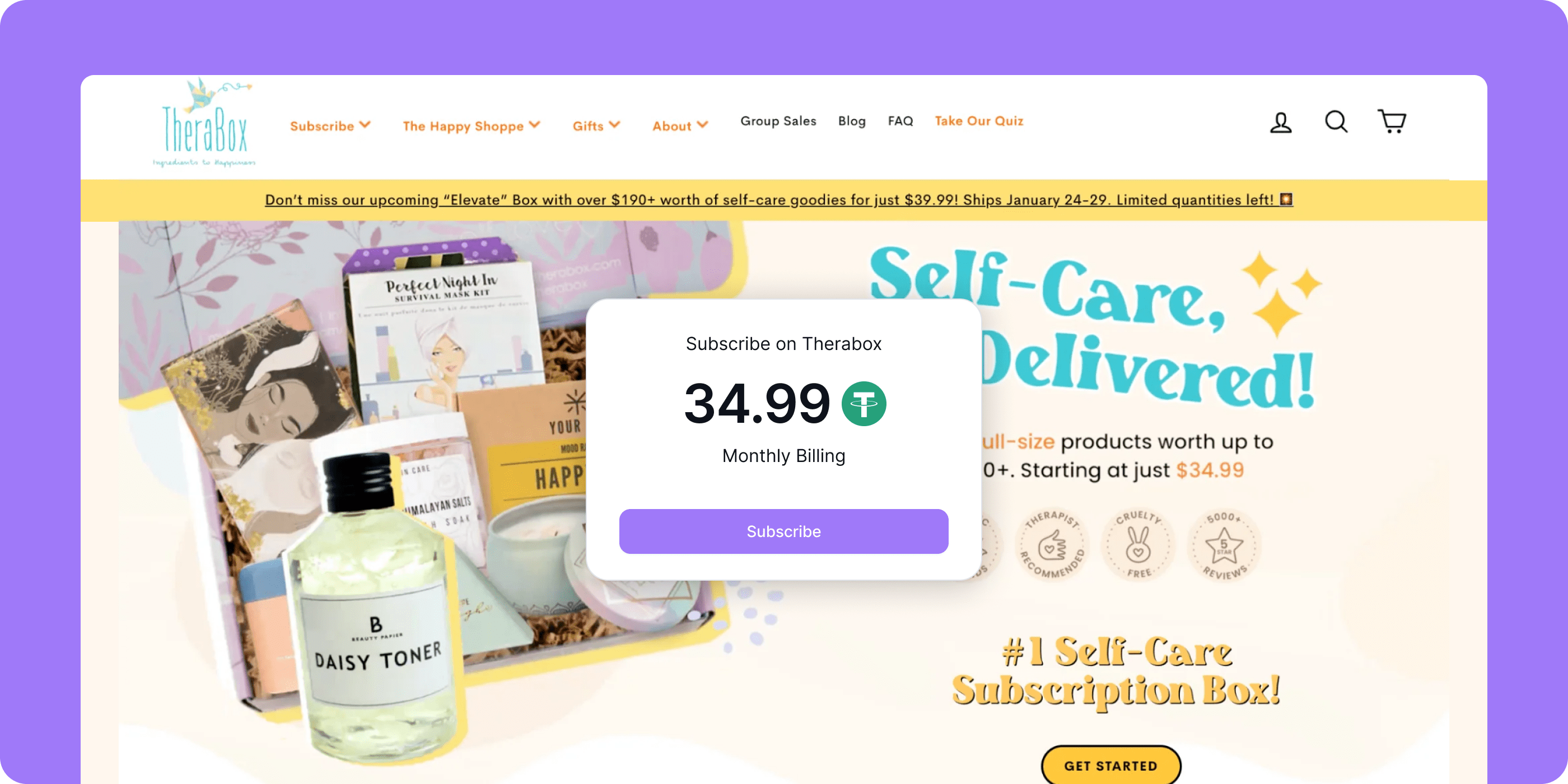 Crypto Subscriptions for E-commerce Image