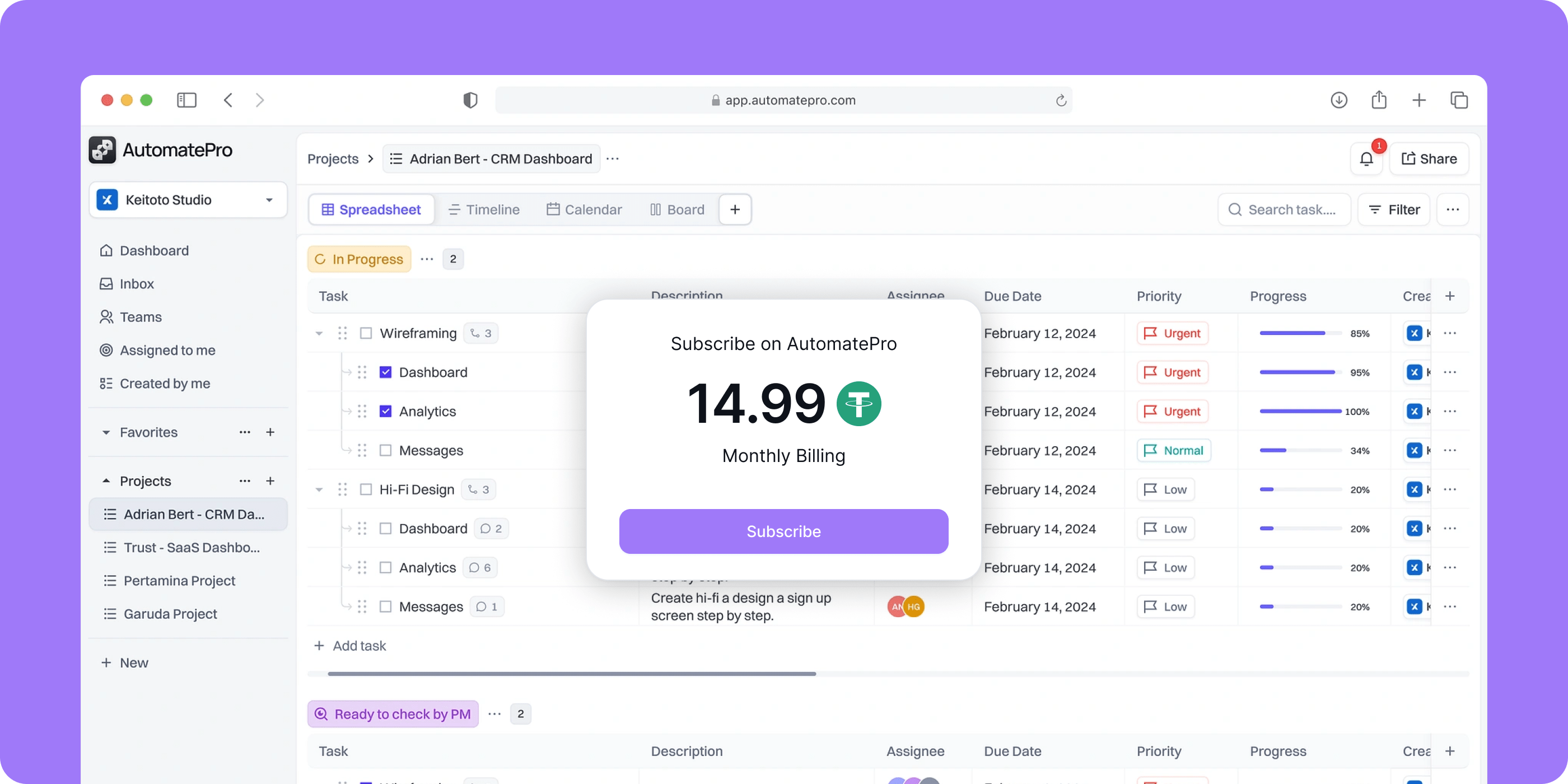 Crypto Subscriptions for SaaS Image